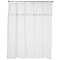 Madison Park Finley 100% Cotton Waffle Weave Textured Shower Curtain White 72x72